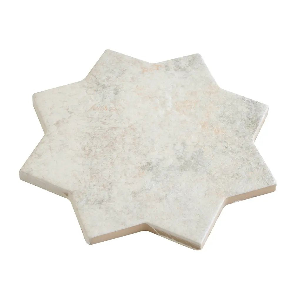 Light Ash Beige 6x6 Matte Star Porcelain Tile (16 pack, 4.2 sq ft/case) by Apollo Tile