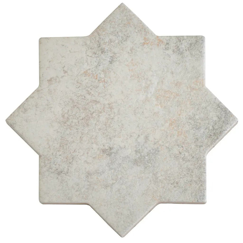 Light Ash Beige 6x6 Matte Star Porcelain Tile (16 pack, 4.2 sq ft/case) by Apollo Tile