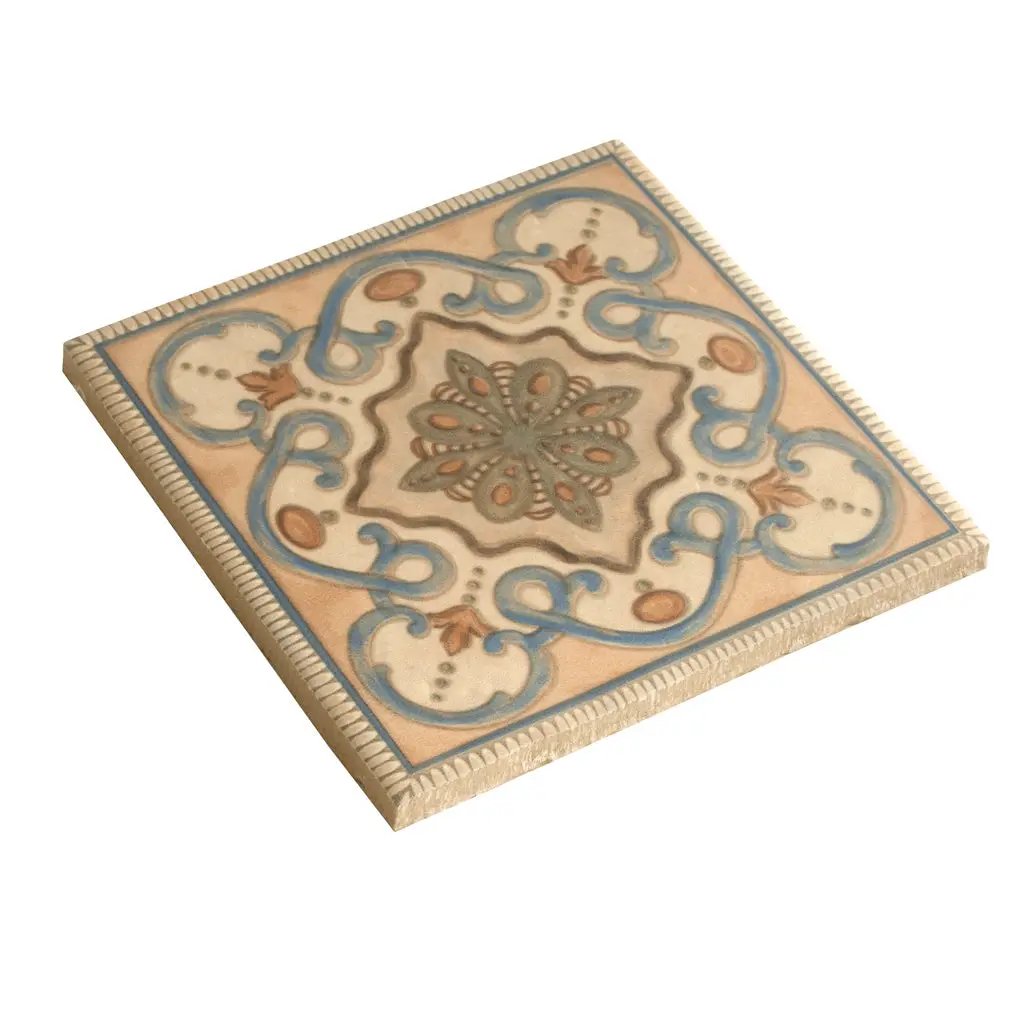 Taupe-blue Terracotta 6x6 Matte Square Porcelain Tile (19 pack, 4.65 sq ft/case) by Apollo Tile