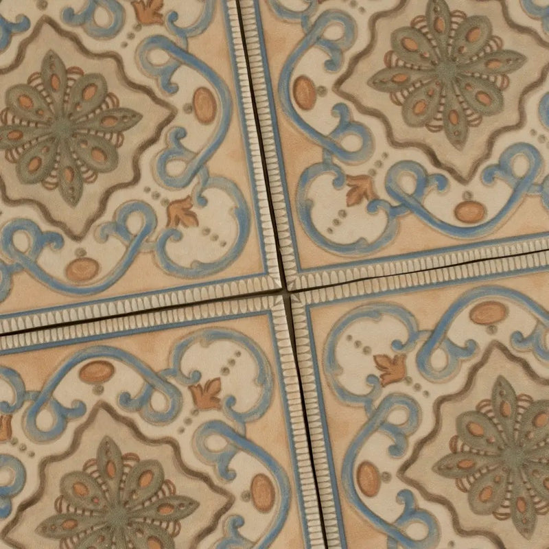 Taupe-blue Terracotta 6x6 Matte Square Porcelain Tile (19 pack, 4.65 sq ft/case) by Apollo Tile