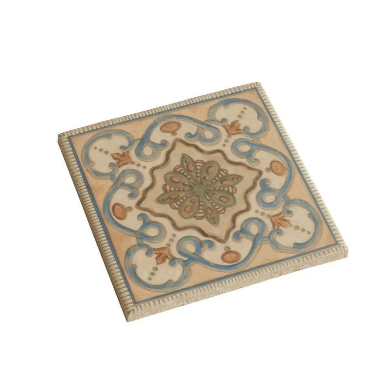 Taupe-blue Terracotta 6x6 Matte Square Porcelain Tile (19 pack, 4.65 sq ft/case) by Apollo Tile