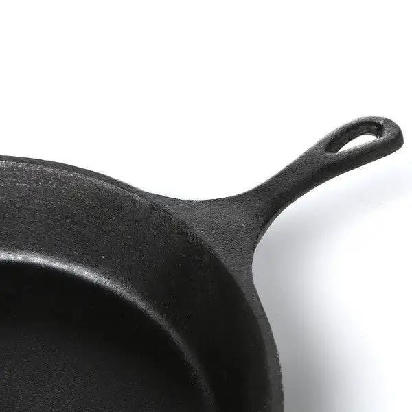 Pre-Seasoned Cast Iron 14-inch Round Skillet by HomePacific