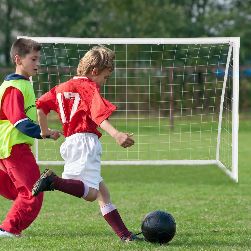 6 x 4 Feet Soccer Goal with Strong UPVC Frame by DirectDeals