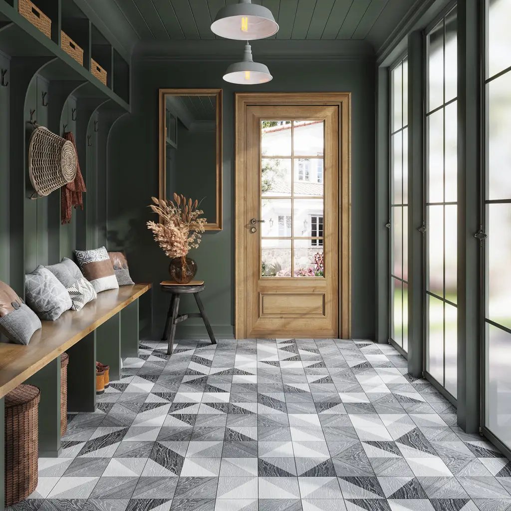 Gray 6x6 Matte Square Porcelain Tile (20 pack, 5.868 sq ft/case) by Apollo Tile