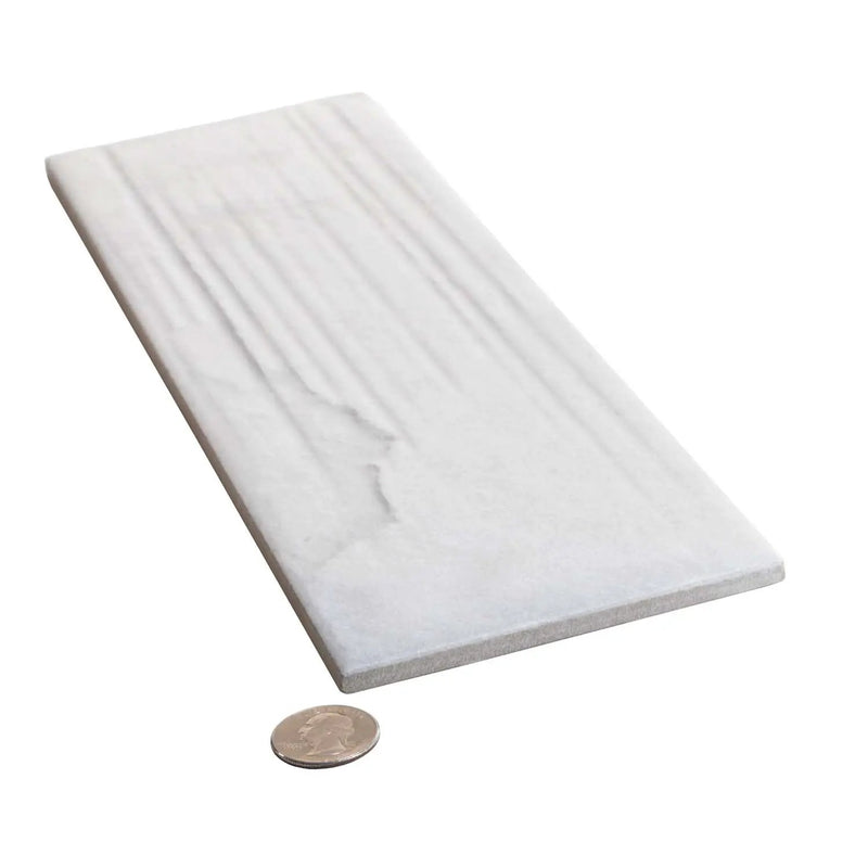 White 4x13 Matte Brick Porcelain Tile (31 pack, 12.034 sq ft/case) by Apollo Tile