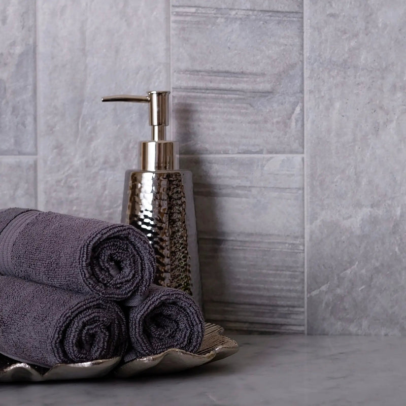 Gray 4x13 Matte Brick Porcelain Tile (31 pack, 12.034 sq ft/case) by Apollo Tile