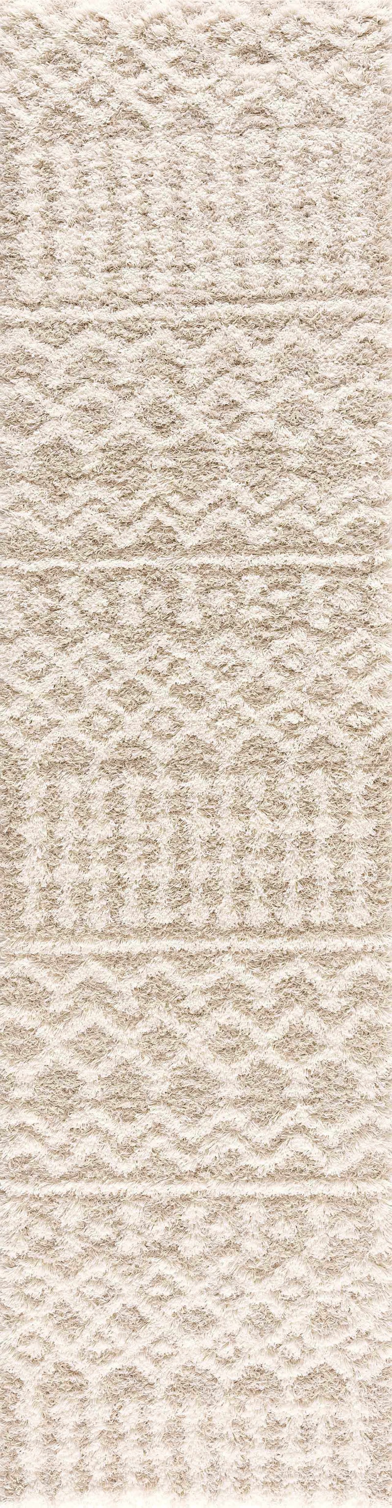 Prompton Cream Plush Area Rug by Boutique Rugs