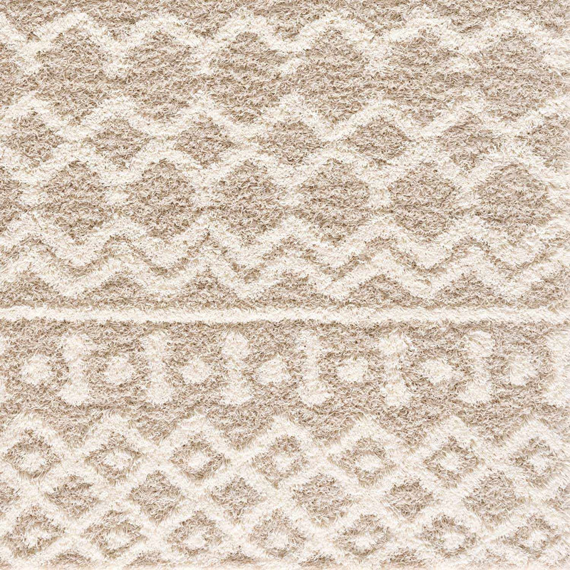 Prompton Cream Plush Area Rug by Boutique Rugs