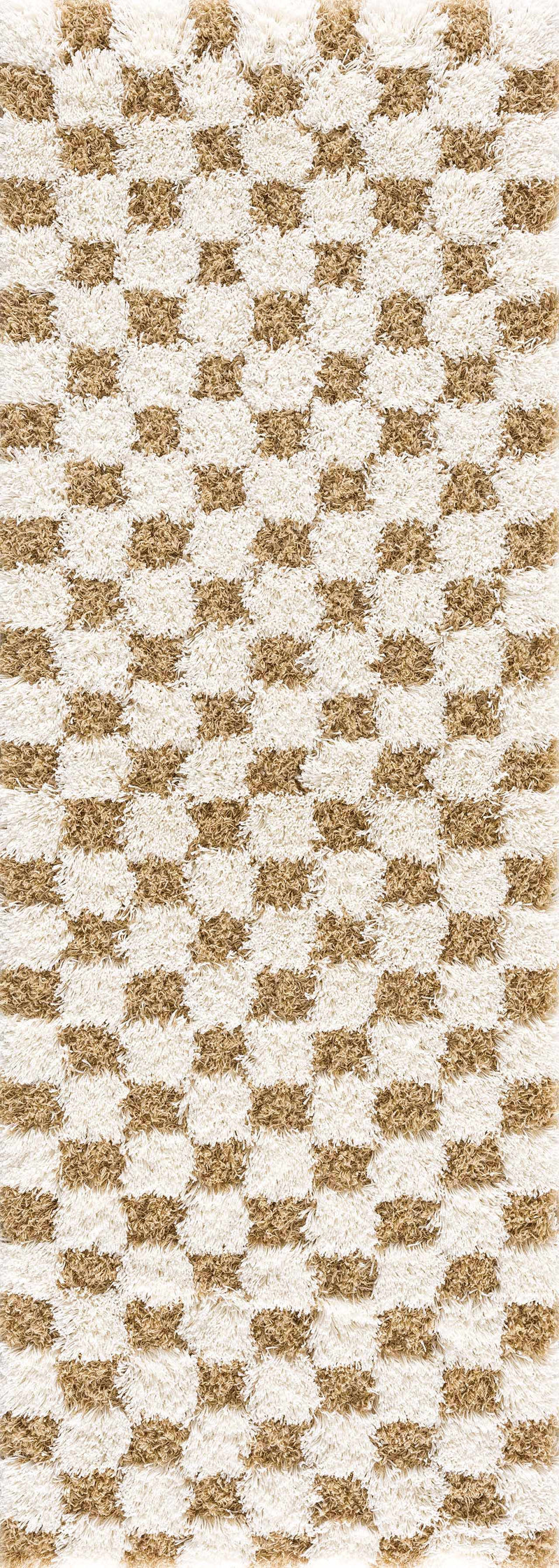 Atira Mustard Checkered Area Rug by Hauteloom