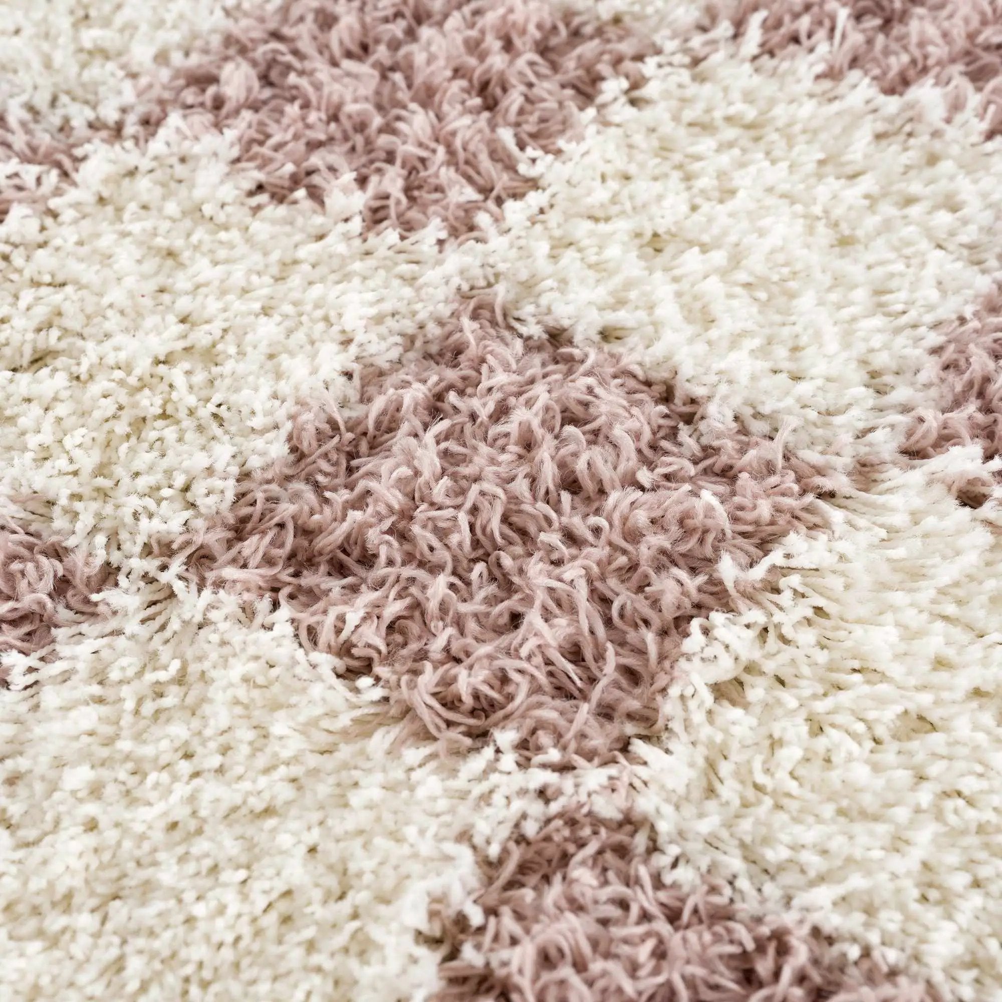 Atira Pink Checkered Area Rug by Hauteloom