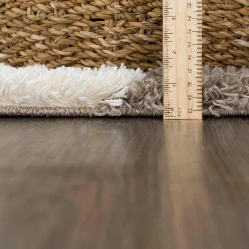Atira Brown Checkered Area Rug by Hauteloom