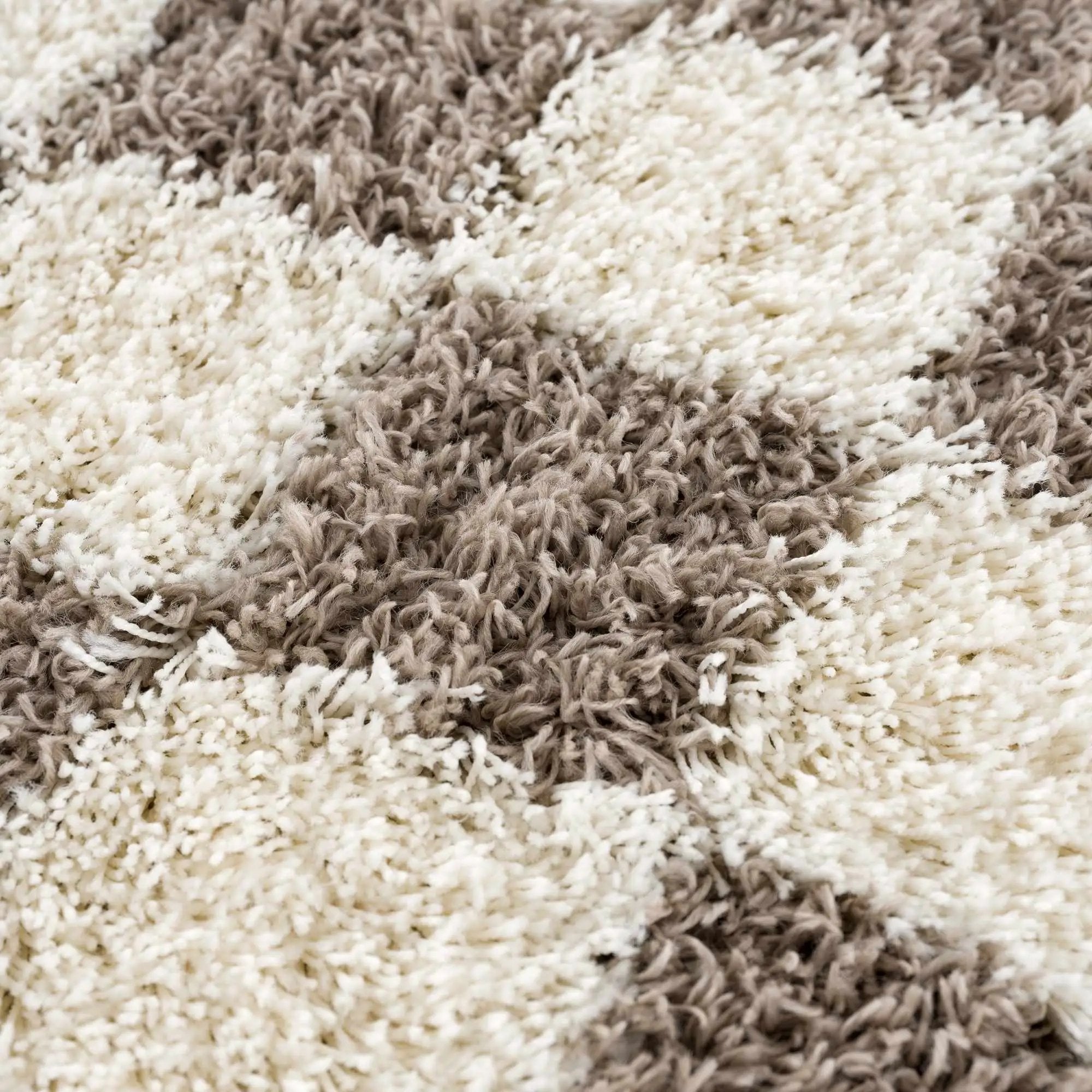 Atira Brown Checkered Area Rug by Hauteloom