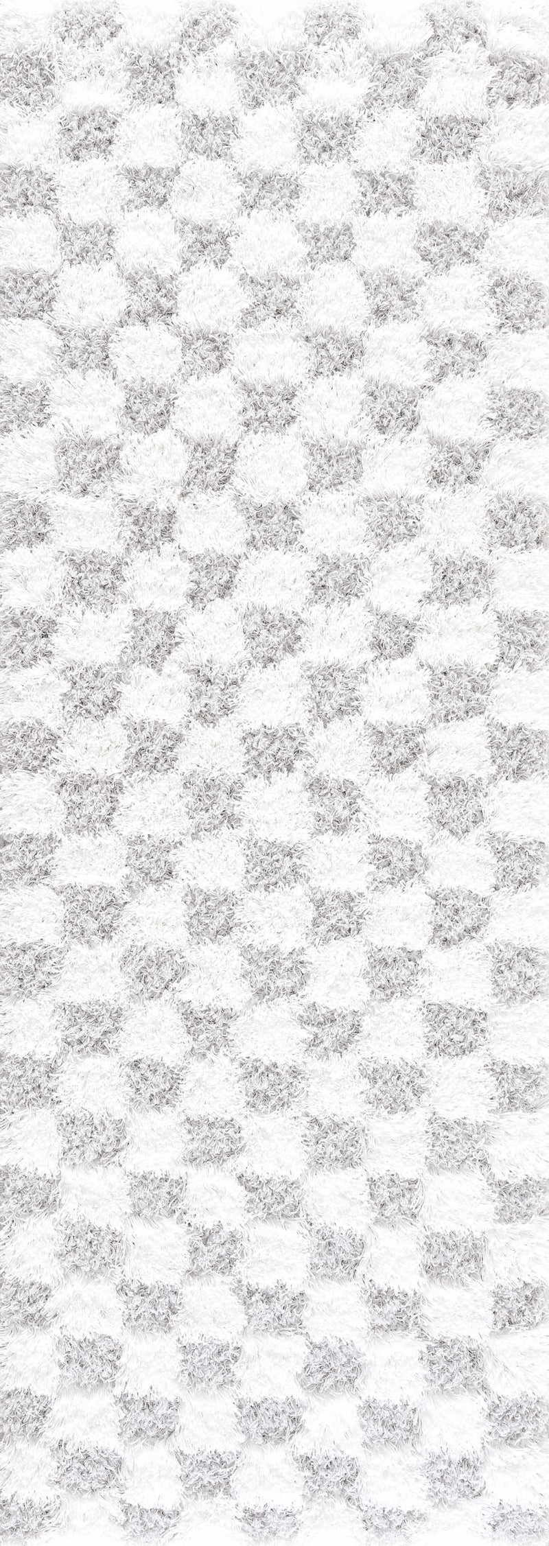 Atira Gray Checkered Area Rug by Hauteloom