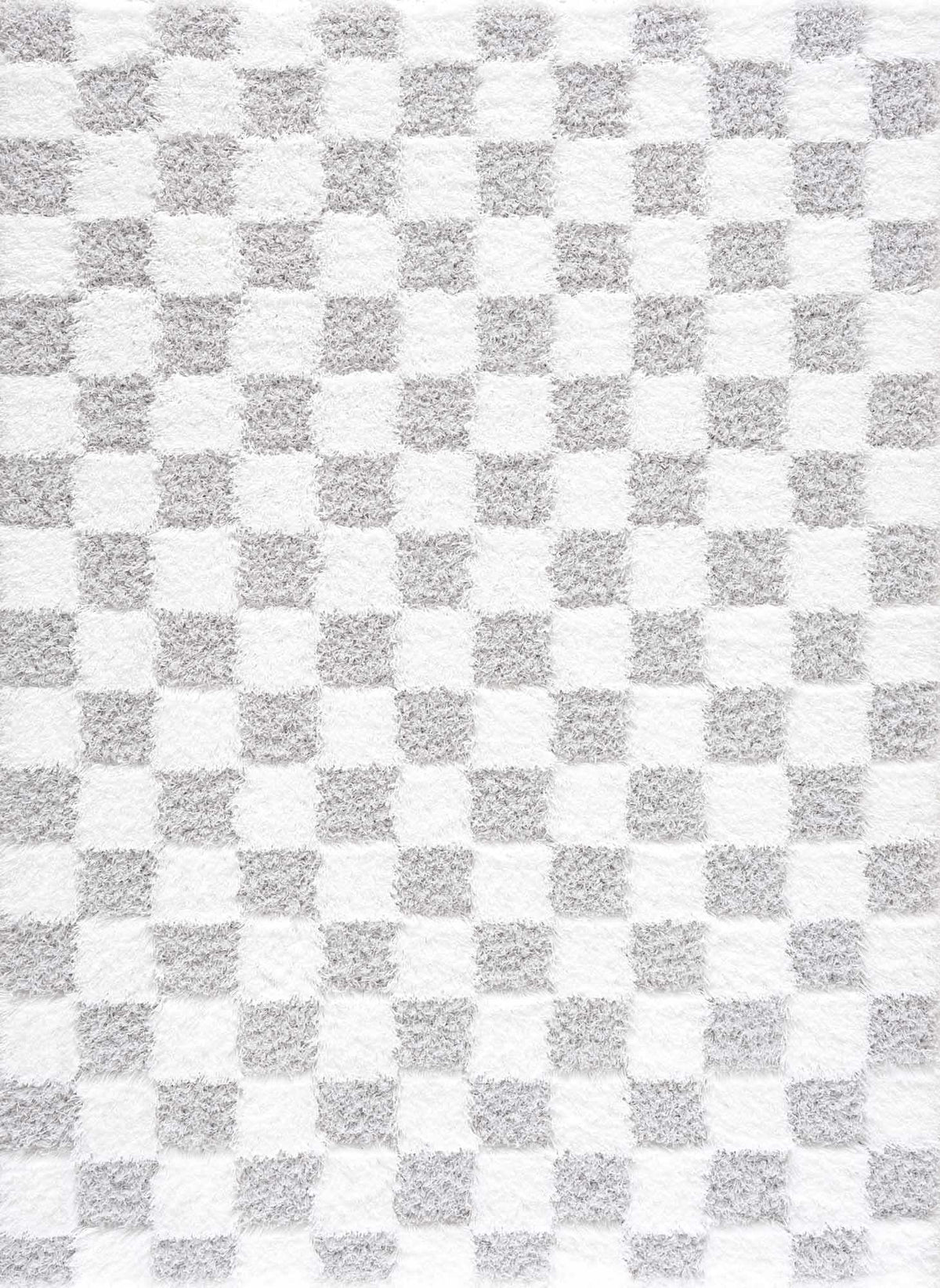 Atira Gray Checkered Area Rug, photo 3 of 14