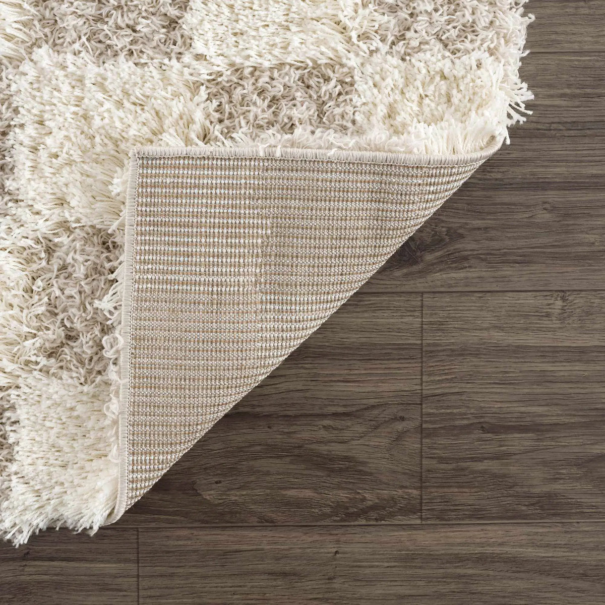 Atira Light Brown Checkered Area Rug, photo 15 of 22
