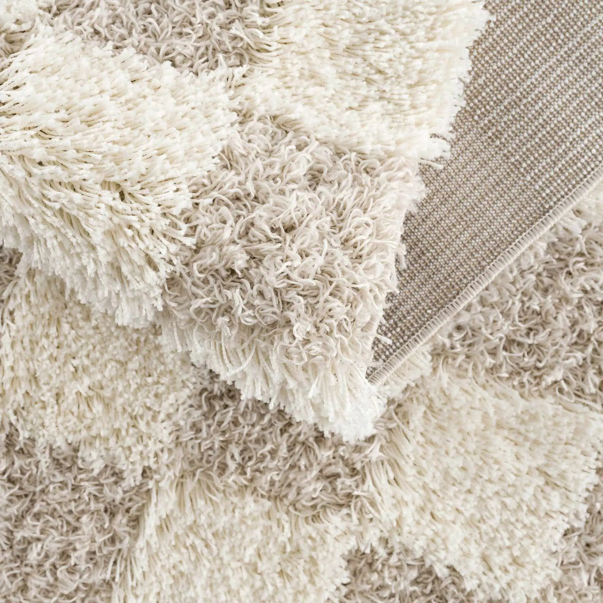 Atira Light Brown Checkered Area Rug, photo 18 of 22