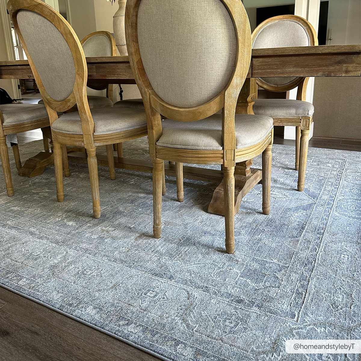 Ulubey Distressed Gray Thick Luxe Area Rug, photo 10 of 21