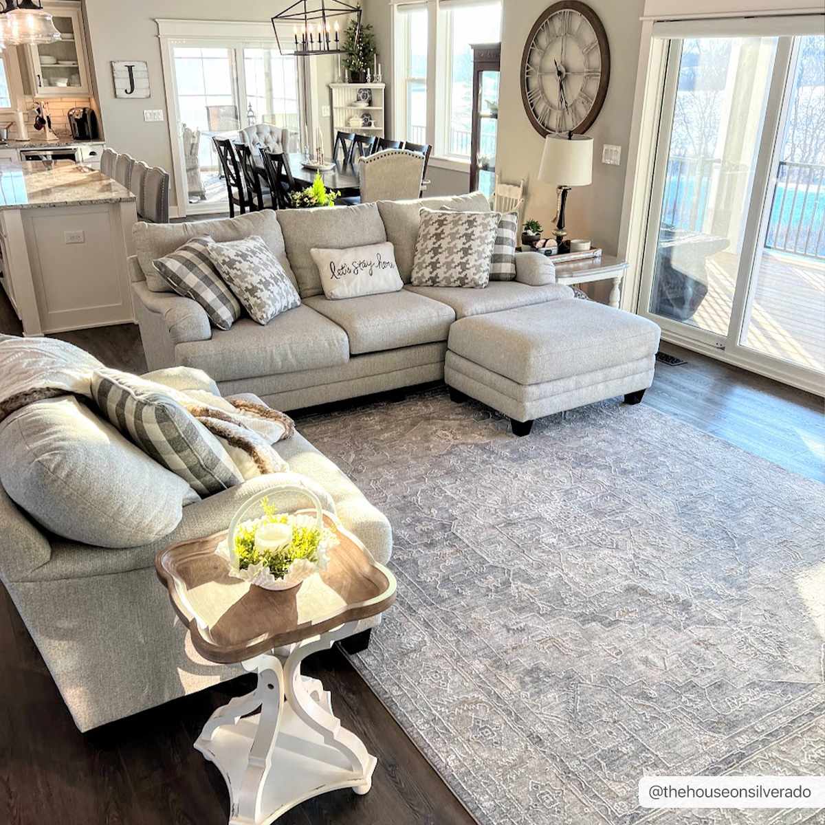 Ulubey Distressed Gray Thick Luxe Area Rug, photo 3 of 21