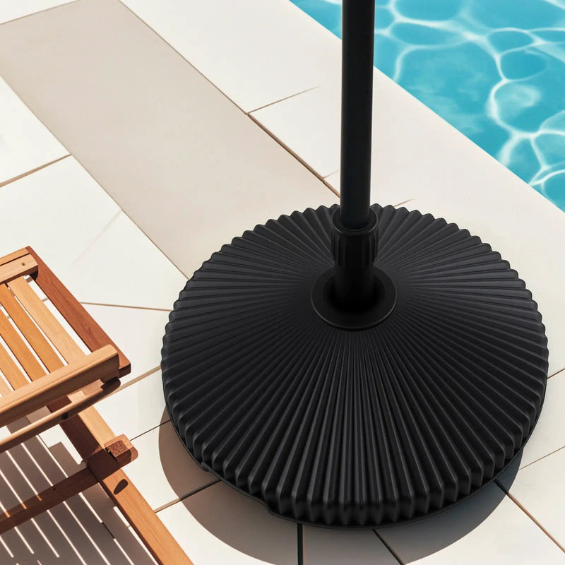Outdoor Umbrella Base with Shell Texture - Water & Sand Fill by DirectDeals