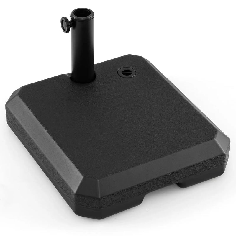 Umbrella Base for Half Patio Umbrellas 48.5 lbs Water & Sand Fillable Umbrella Stand by DirectDeals