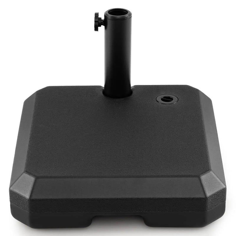 Umbrella Base for Half Patio Umbrellas 48.5 lbs Water & Sand Fillable Umbrella Stand by DirectDeals