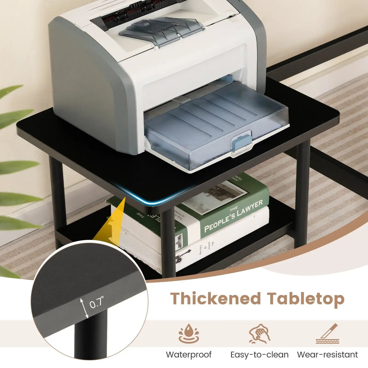 Under Desk Printer Stand with, photo 7 of 10