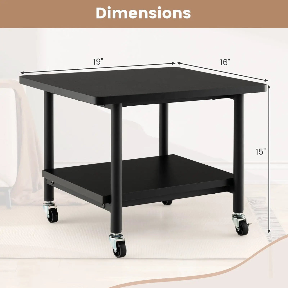 Under Desk Printer Stand with, photo 5 of 10