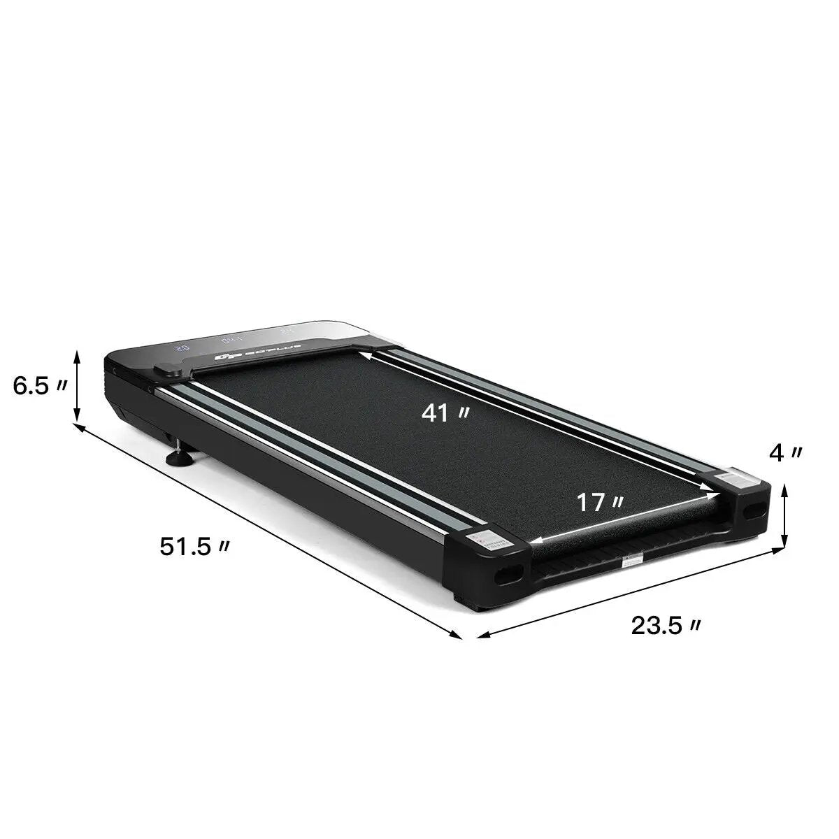 Under Desk Walking Pad Treadmill with Touchable LED Display by DirectDeals