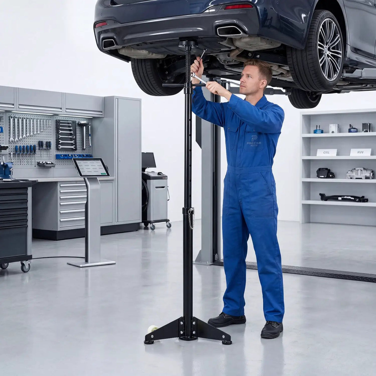 Underhoist Support Stand with Adjustable Height 38.5-75.5 Inch, photo 2 of 16