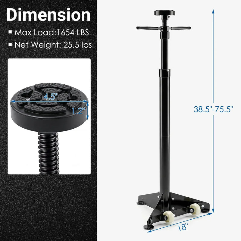 Underhoist Support Stand with Adjustable Height 38.5-75.5 Inch by DirectDeals