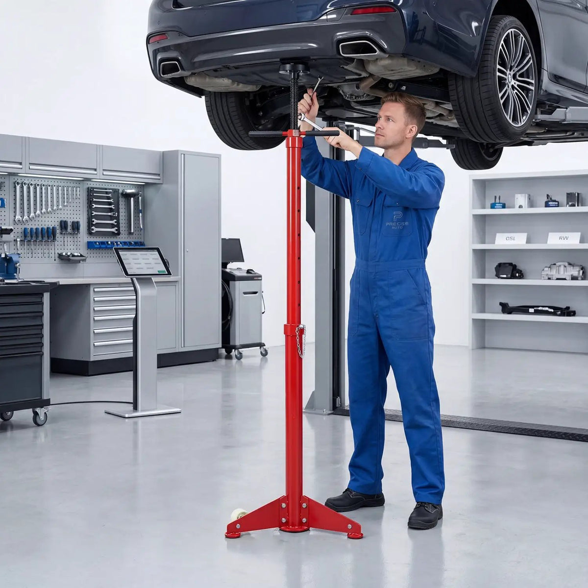 Underhoist Support Stand with Adjustable Height 38.5-75.5 Inch, photo 9 of 16