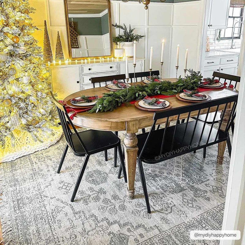 Undy Handmade Cotton-blend Rug by Boutique Rugs