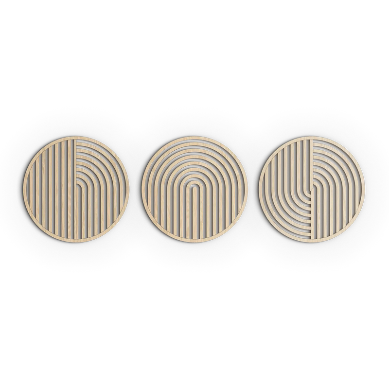Geometric TrioSet 02 - wall decor by VARBROS