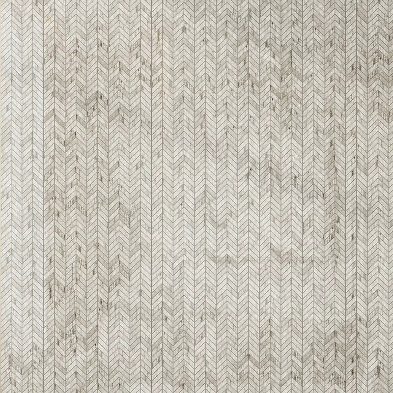 Frosted White with Gray Vein 11x13 Polished Chevron Crystal Sand Marble Mosaic Tile (5 pack, 4.9 sq ft/case) by Apollo Tile