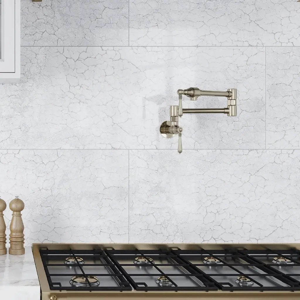 Pearl White 18x48 Textured Ceramic Large Format Tile (3 pack, 17.23 sq ft/case) by Apollo Tile