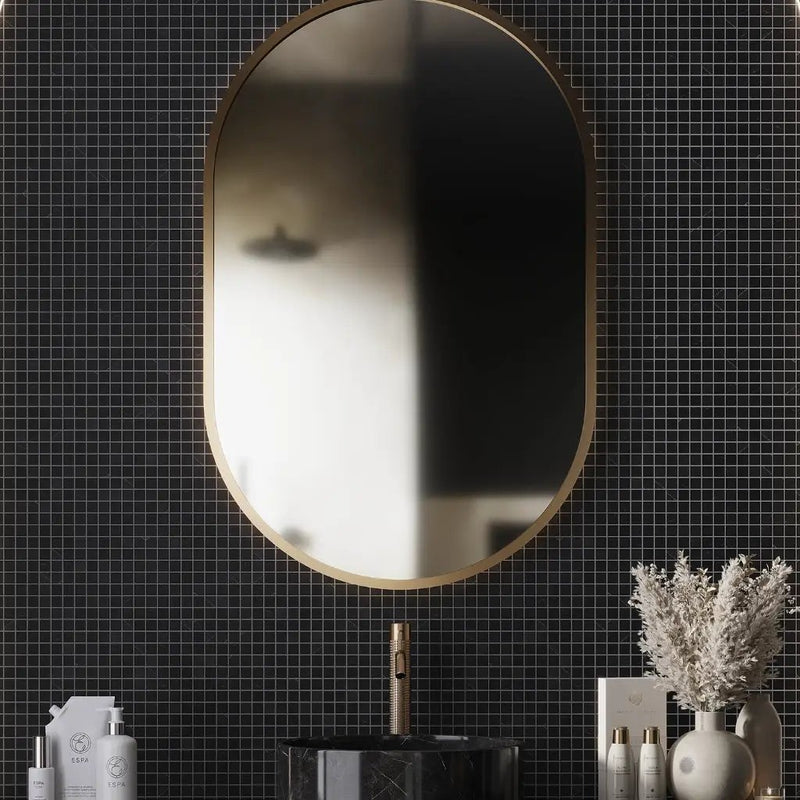 Eastern Black 12x12 Honed Square Marble Mosaic Tile (5 pack, 5 sq ft/case) by Apollo Tile