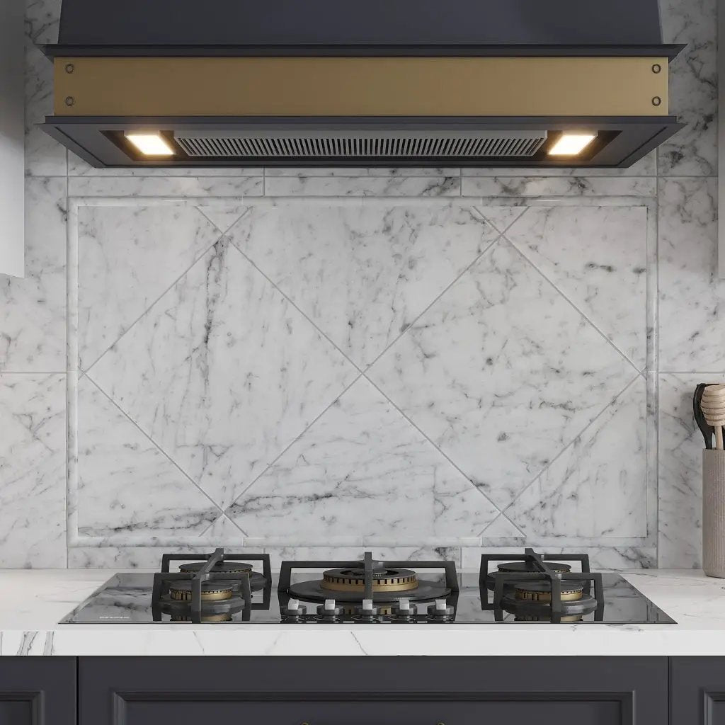 White 12x12 Honed Field Bianco Carrara Marble Tile (10 pack, 10 sq ft/case) by Apollo Tile