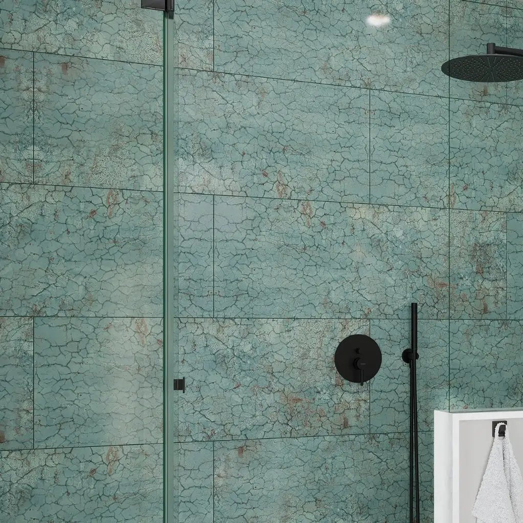 Viridian Green 18x48 Textured Ceramic Large Format Tile (3 pack, 17.23 sq ft/case) by Apollo Tile
