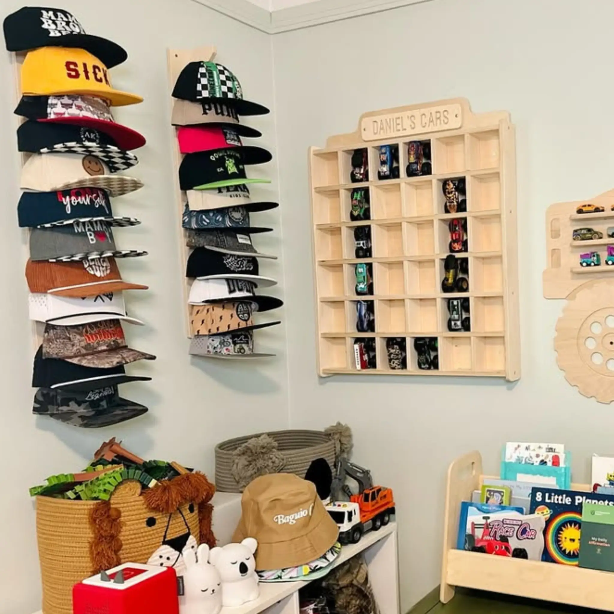 HAT TRICK- 11 Hat Rack by Bush Acres