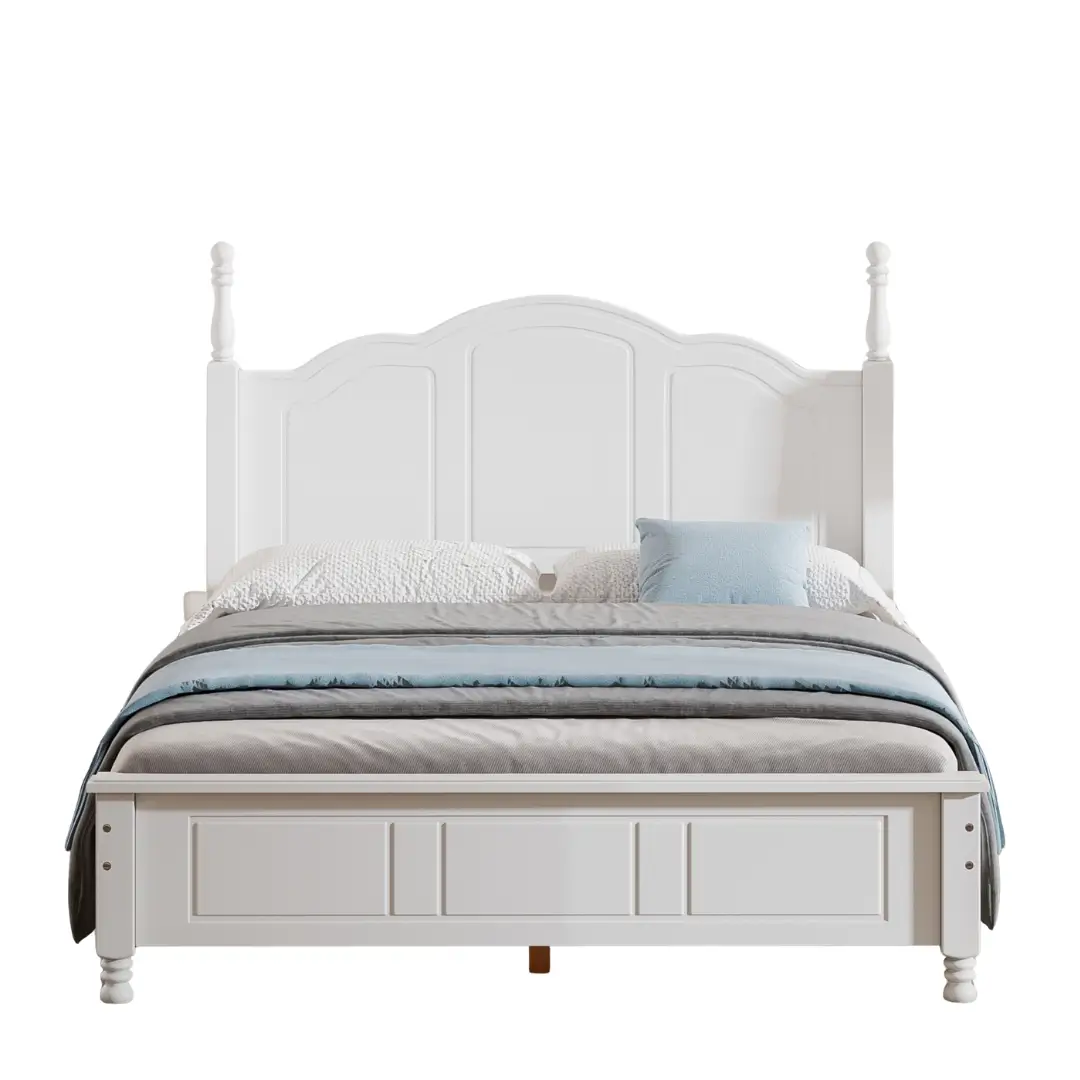 Full Size Wood Platform Bed Frame,Retro Style Platform by BLAKHOM