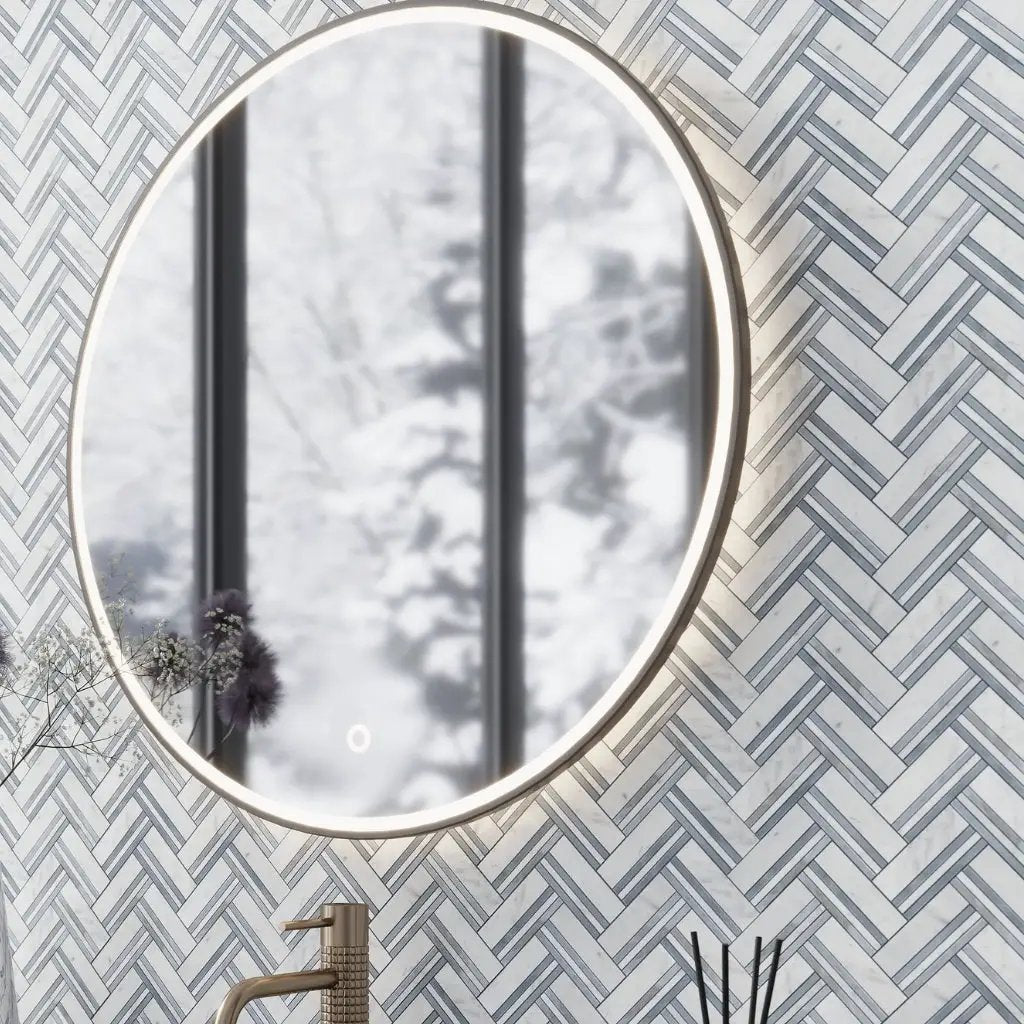 Eastern White and Blue 11x12 Polished Herringbone Marble Mosaic Tile (5 pack, 4.71 sq ft/case) by Apollo Tile