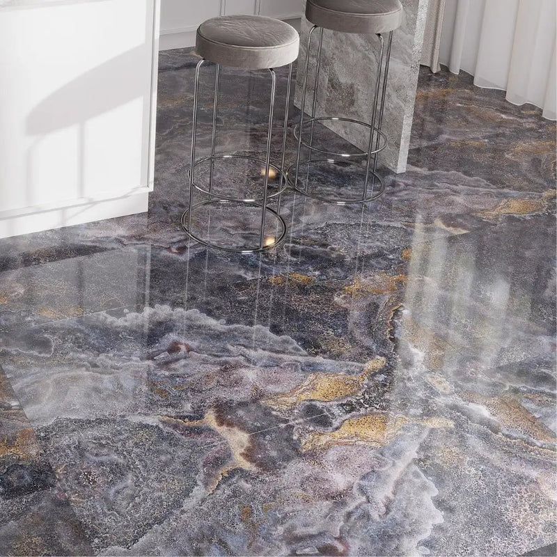 Hale Navy 24x48 Polished Porcelain Large Format Tile (2 pack, 15.55 sq ft/case) by Apollo Tile