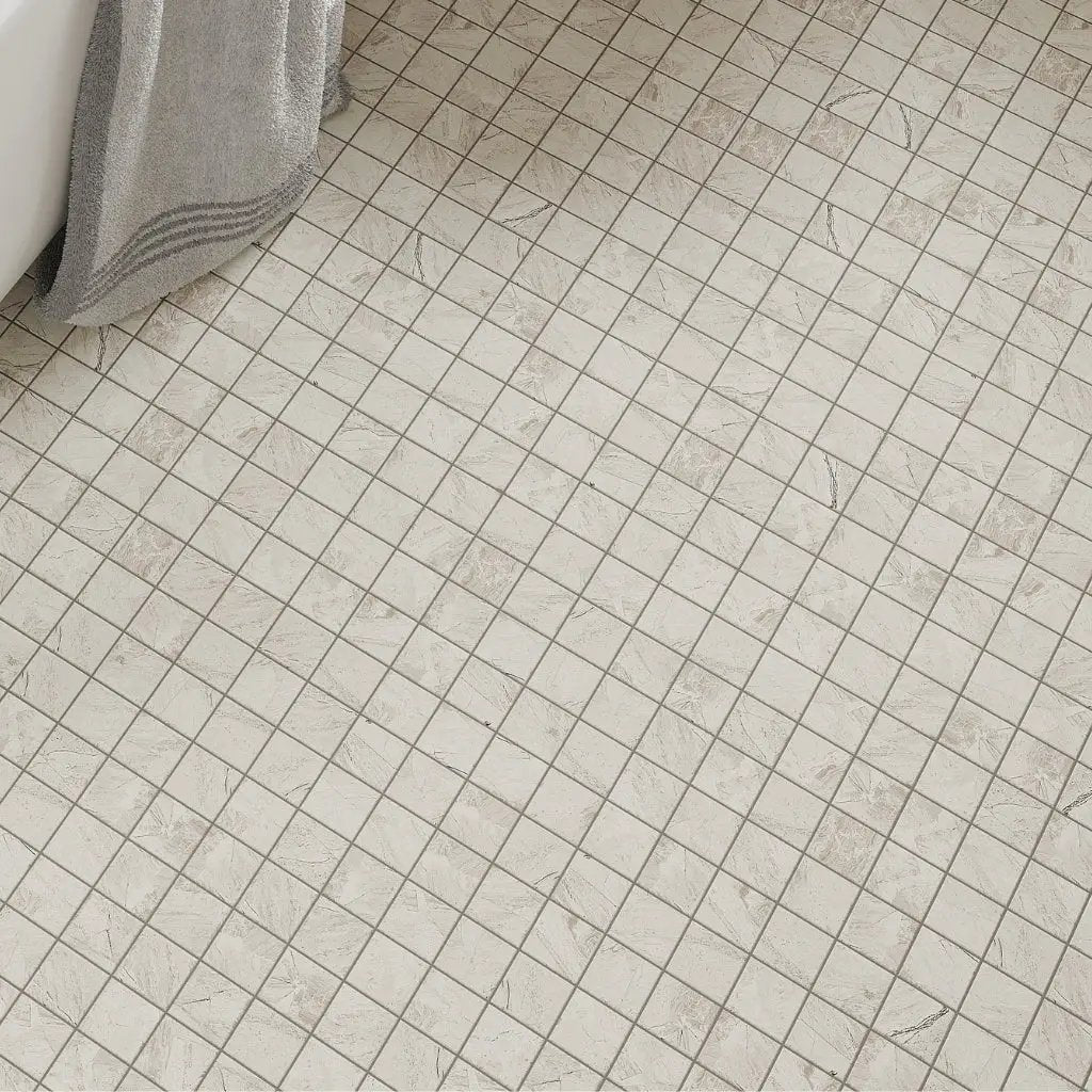 Stone Beige 12x12 Matte Uniform Square Porcelain Mosaic Tile (6 pack, 5.81 sq ft/case) by Apollo Tile