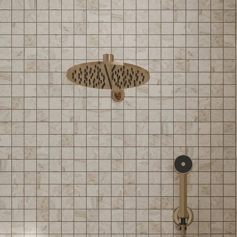 Beige 12x12 Matte Uniform Square Porcelain Mosaic Tile (6 pack, 5.81 sq ft/case) by Apollo Tile
