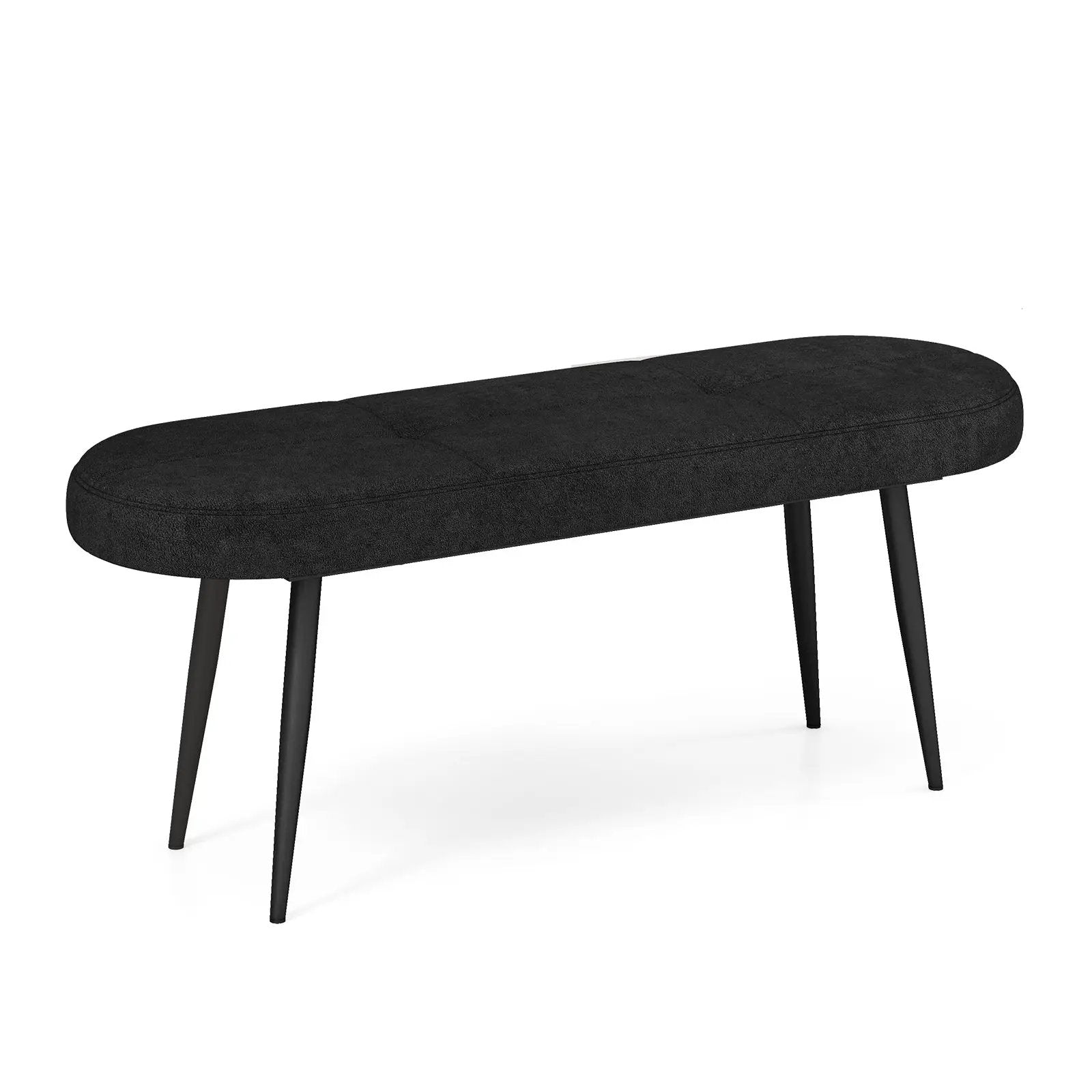 47 Inch Upholstered Entryway Bench with Heavy-duty Metal Frame by DirectDeals
