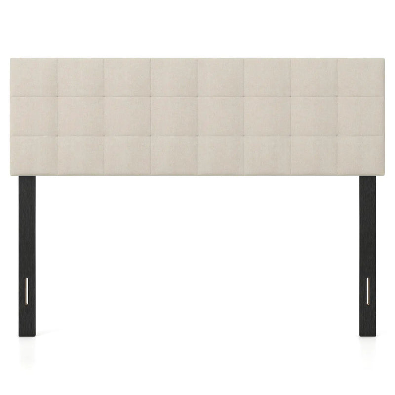 Upholstered Headboard Queen/Full Size with Adjustable Legs by DirectDeals