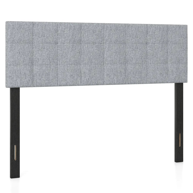 Upholstered Headboard Queen/Full Size with Adjustable Legs by DirectDeals