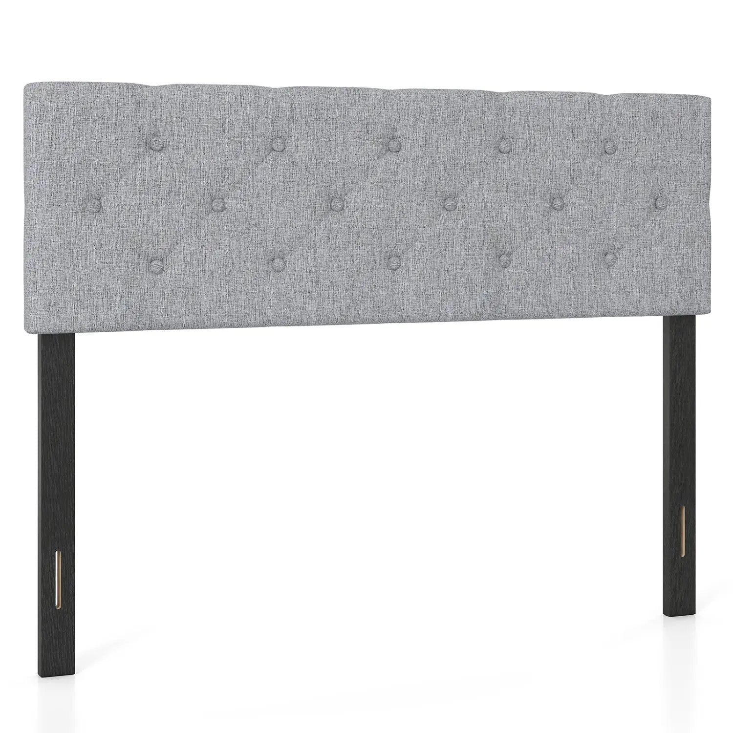 Upholstered Tufted Headboard Queen/Full Size with Adjustable Legs by DirectDeals