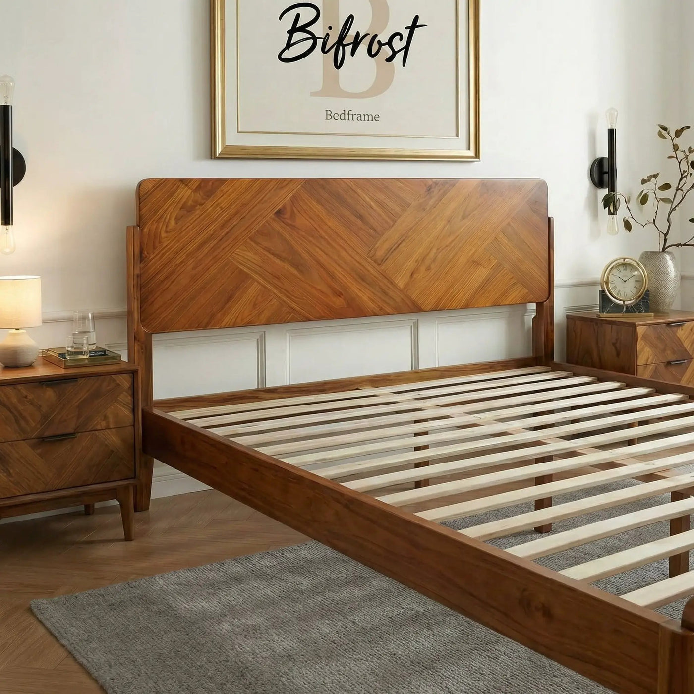 Bifrost Solid Wood Bed Frame by Megsu