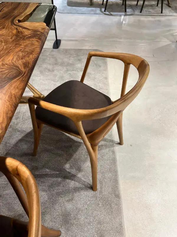 Luxury Premium Solid Walnut Chair - Italian Style by Gizz